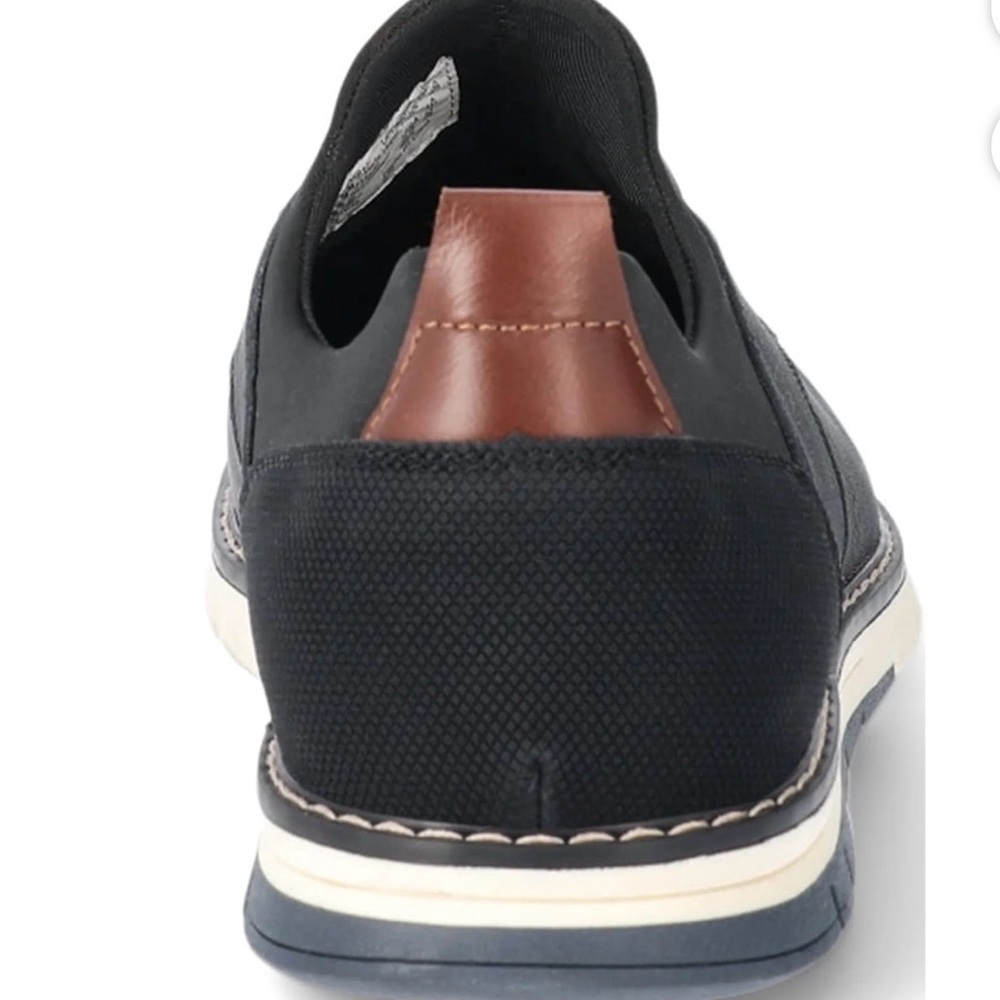 George Black Oxford Shoes with Memory Foam - Picture 5 of 5